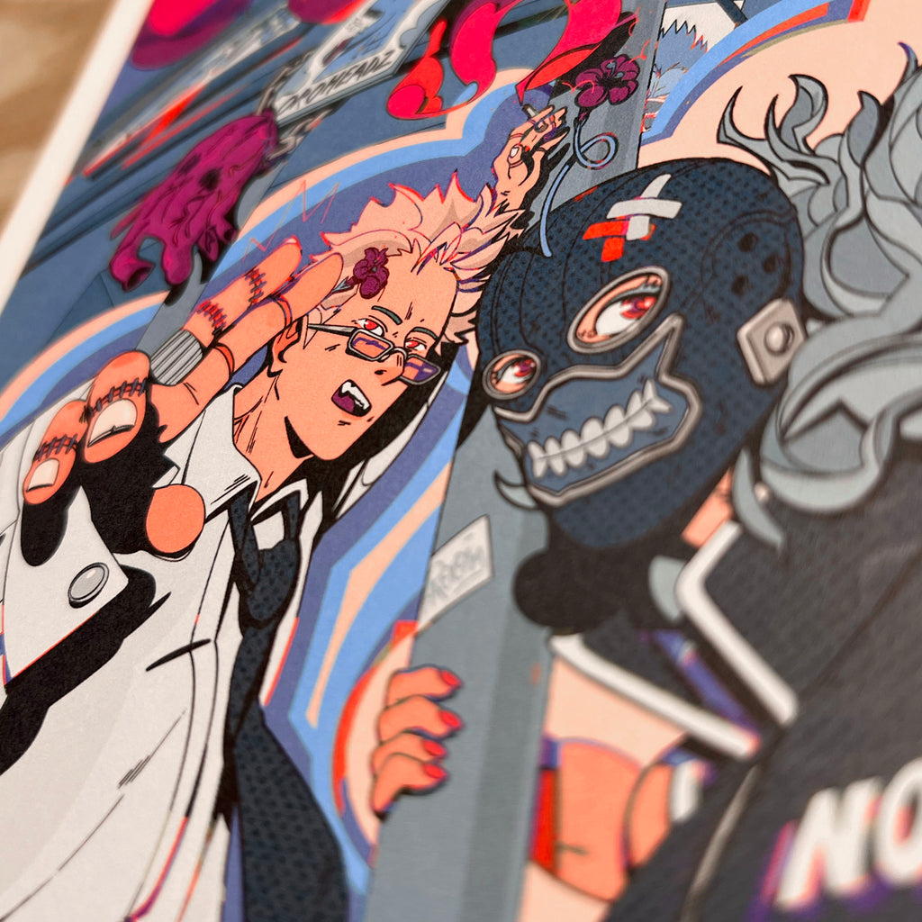 Artprint "Shin and Noi in town"