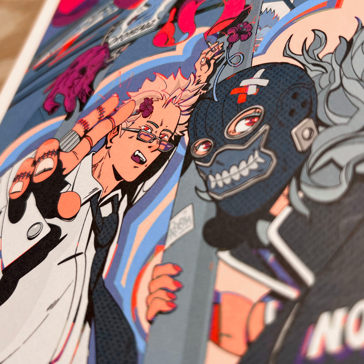 Artprint "Shin and Noi in town"