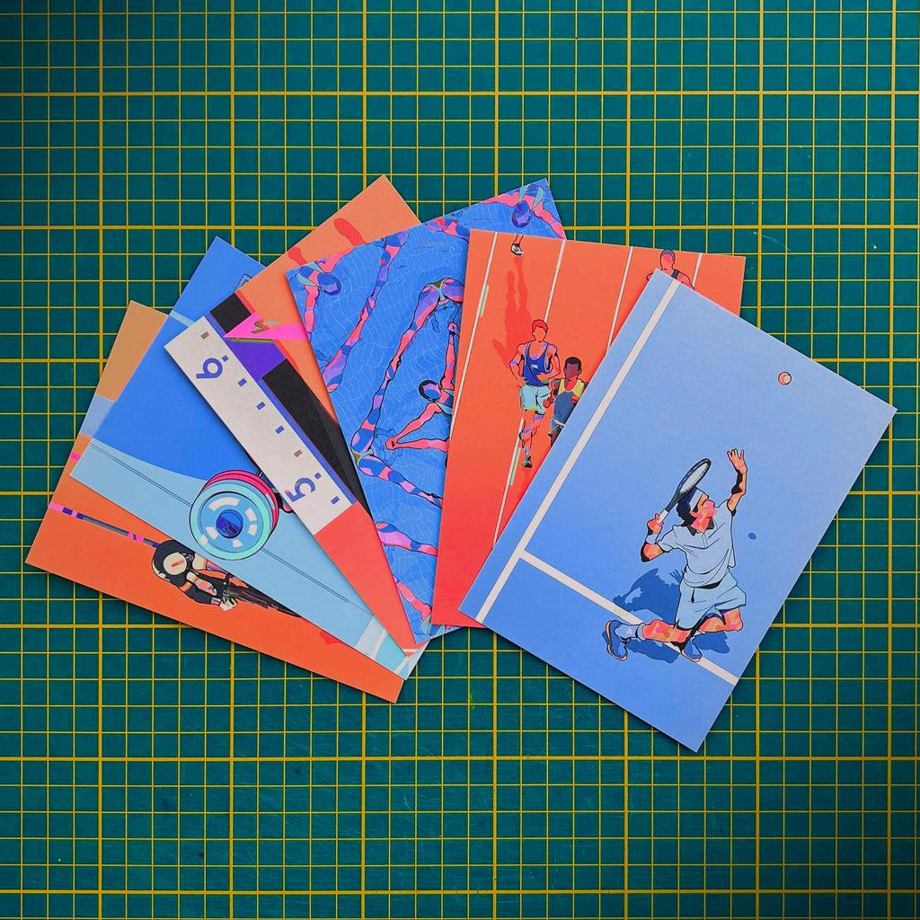 Postcardset "Astralympics