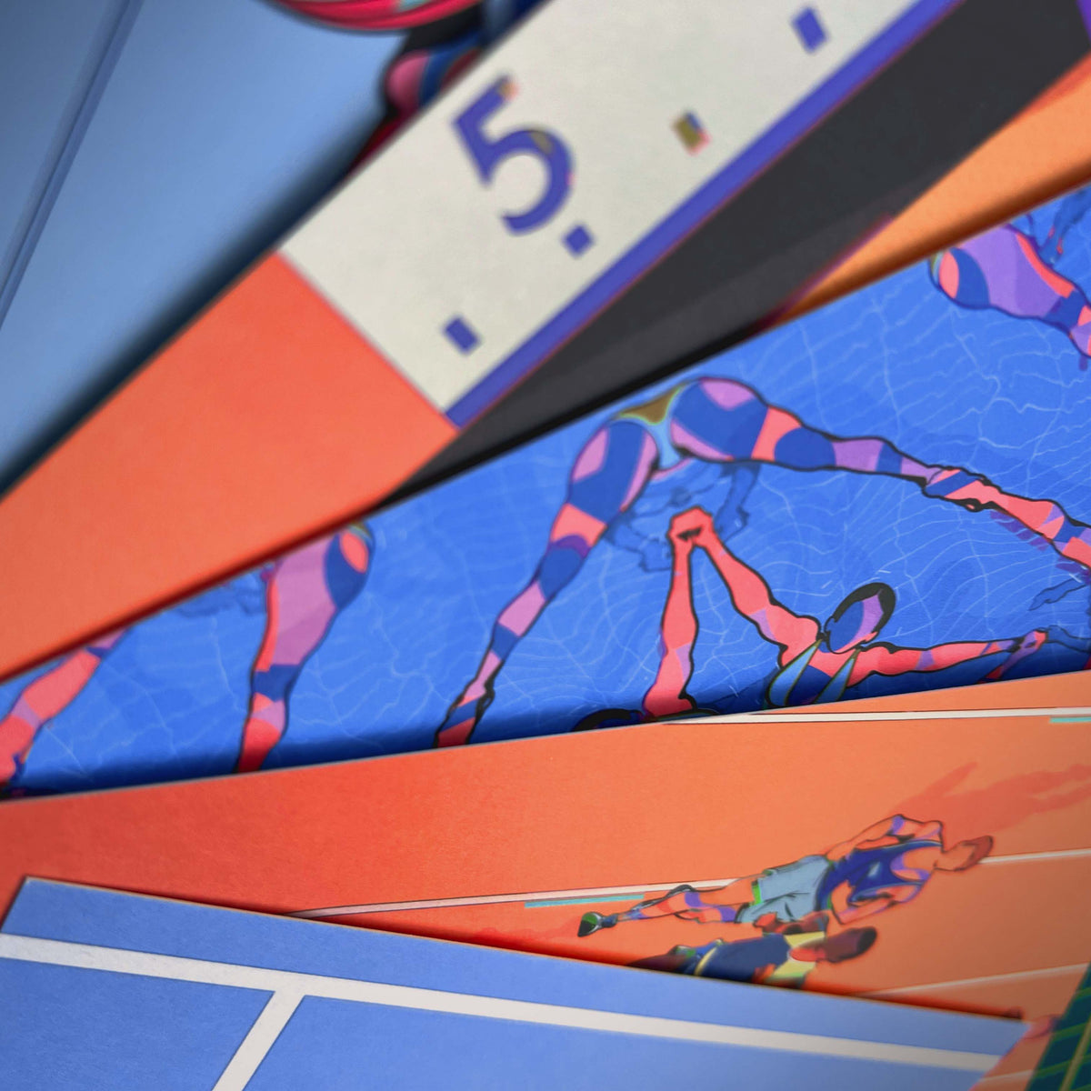 Postcardset "Astralympics