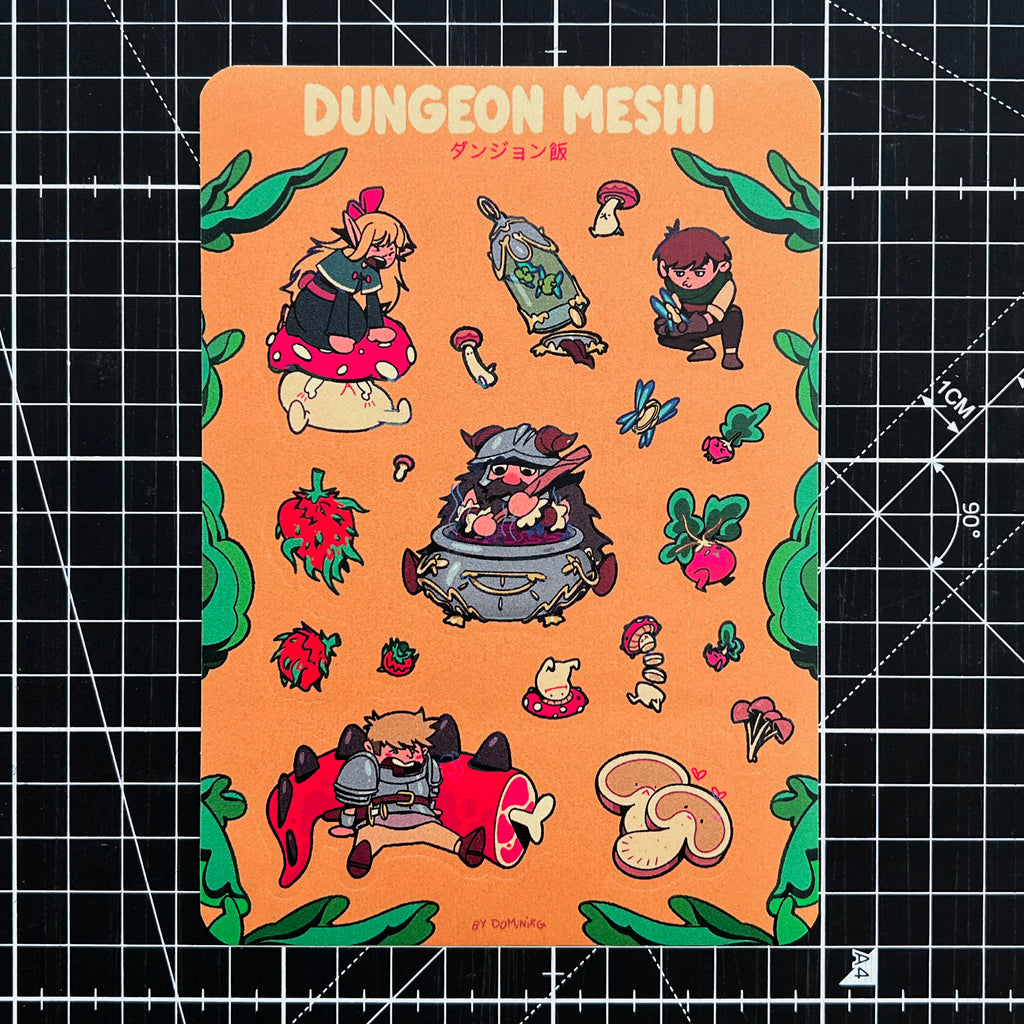 Stickersheet "Dungeon Moshi"