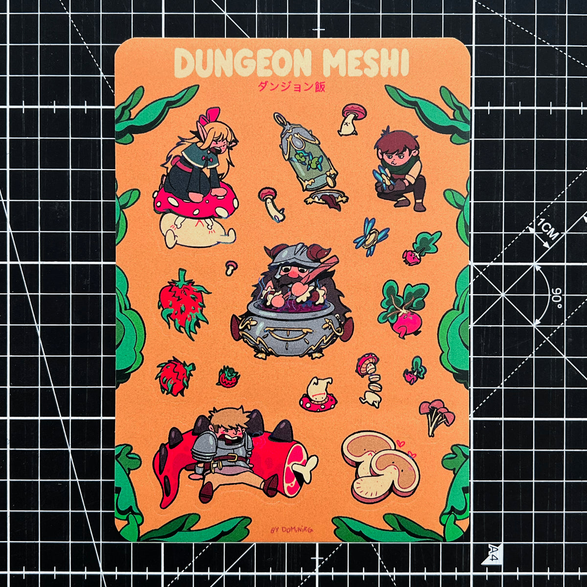 Stickersheet "Dungeon Moshi"